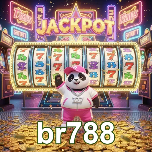Slot Jackpot Panda no site br788, apresentando um panda em um emocionante jogo de caça-níqueis.