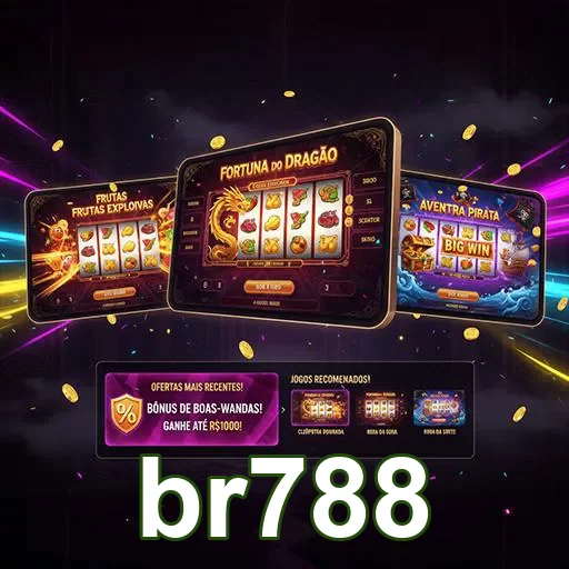Imagem da homepage do br788, com destaque para jogos populares e design atraente.